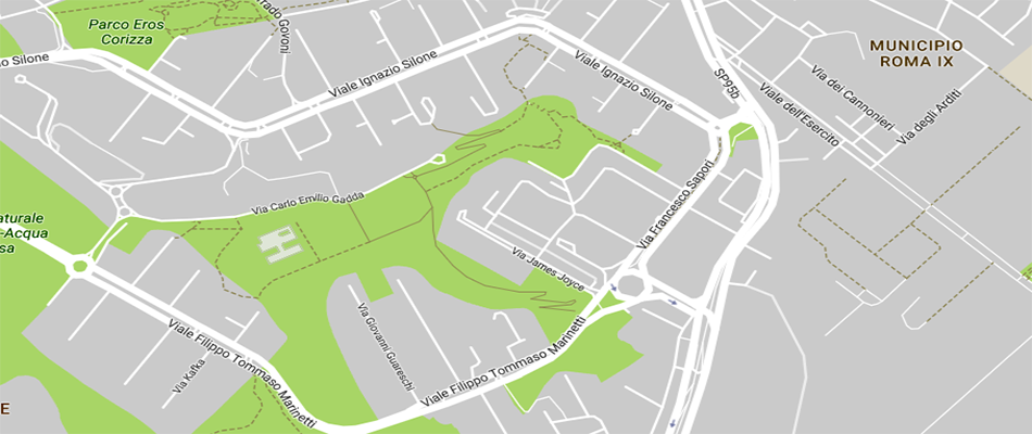 Servizio di volantinaggio in via Laurentina